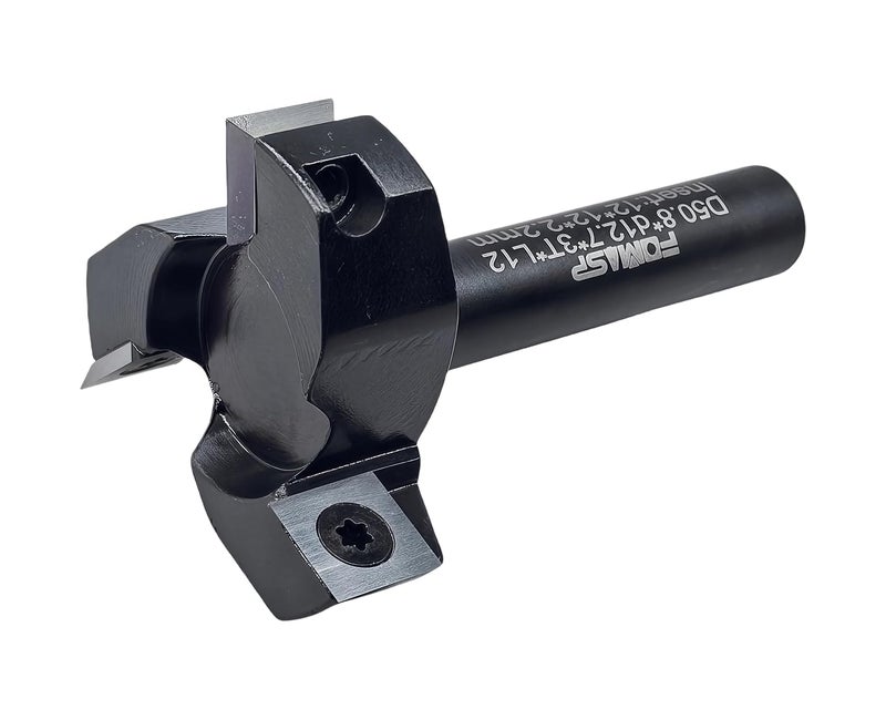 FomaSP CNC Spoilboard Surfacing Router Bit,1/2"(12.7mm) Shank,2"(50.8mm) Cutting Diameter,Slab Flattening Router Bit,Replaceable Carbide Inserts Wood Planer Bit with 3 Wings for Woodworking. - Image 3